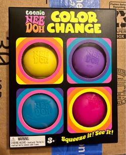 Needoh Color Changing 4/pk