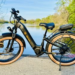 Big Sur 26 x 4” fat tire all-terrain e-bike (60 Mile Range)