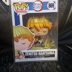Aleks Le Signed Zenitsu Funko Pop