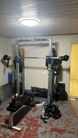 Squat Rack And Bench