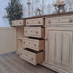 Drexel Shabby Chic Server, Vintage Buffet.