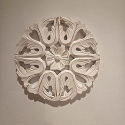 White Flower Wall Art (Set of 3)