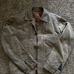 Freenote Cloth San Juan Capistrano- Riders jacket heavy waxed canvas tobacco Men’s Small 