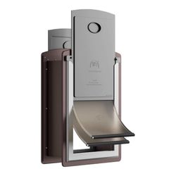 Decormax Cat Door for Wall, Energy Efficient Pet Door with Telescopic Tunnel