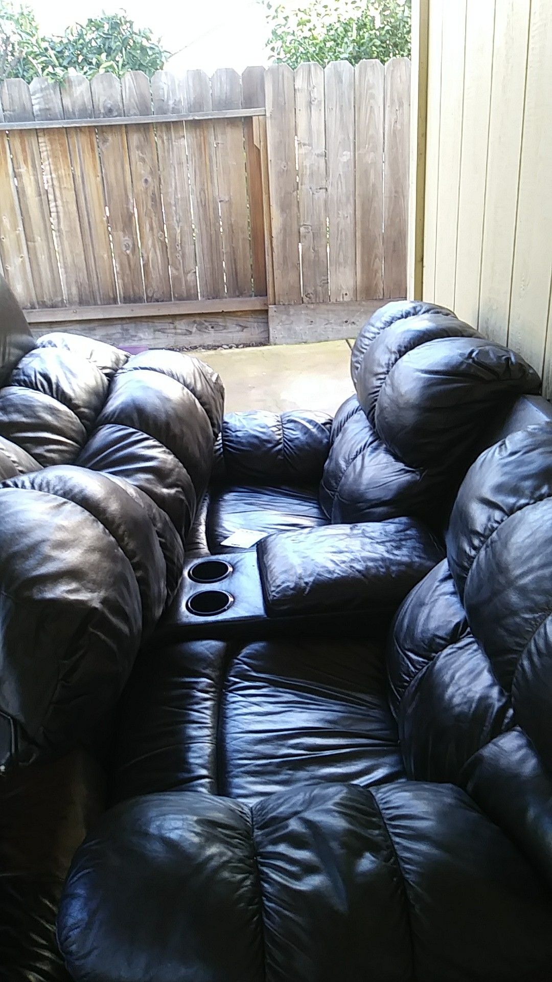 Sectional couch leather Ashley for Sale in Modesto, CA OfferUp