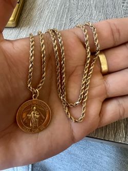 14k GOLD ROPE CHAIN