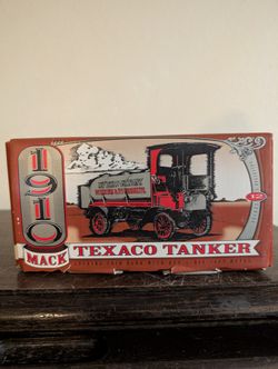 Collectable Texaco 1910 Max Tanker Die Cast Coin Bank