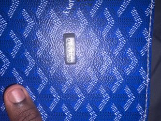 Blue goyard bag