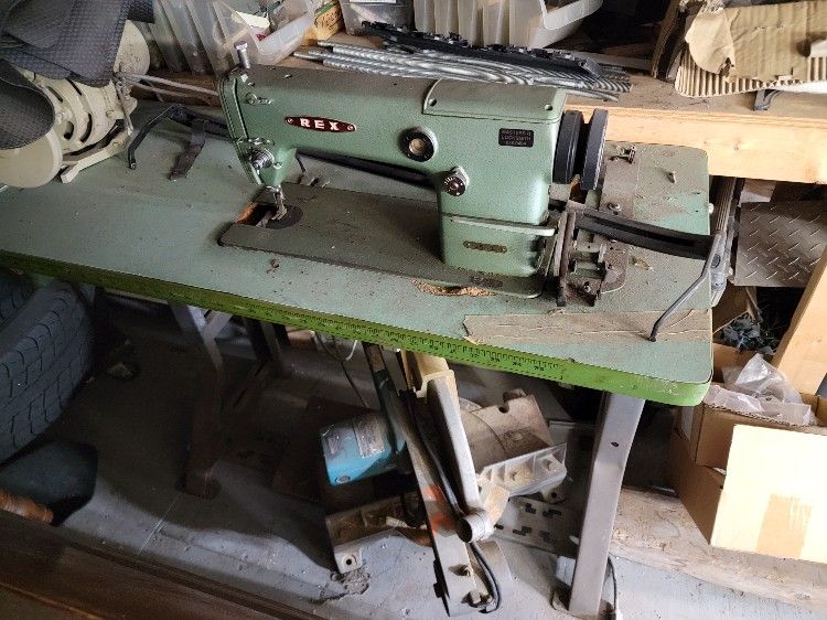 rex commercial Sewing machine professional