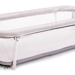 Baby Delight Snuggle Nest Bassinet, Portable Baby Bed, For Infants 0 – 5 Months, Driftwood Grey  Open box item  INVENTORY NUMBER: 101