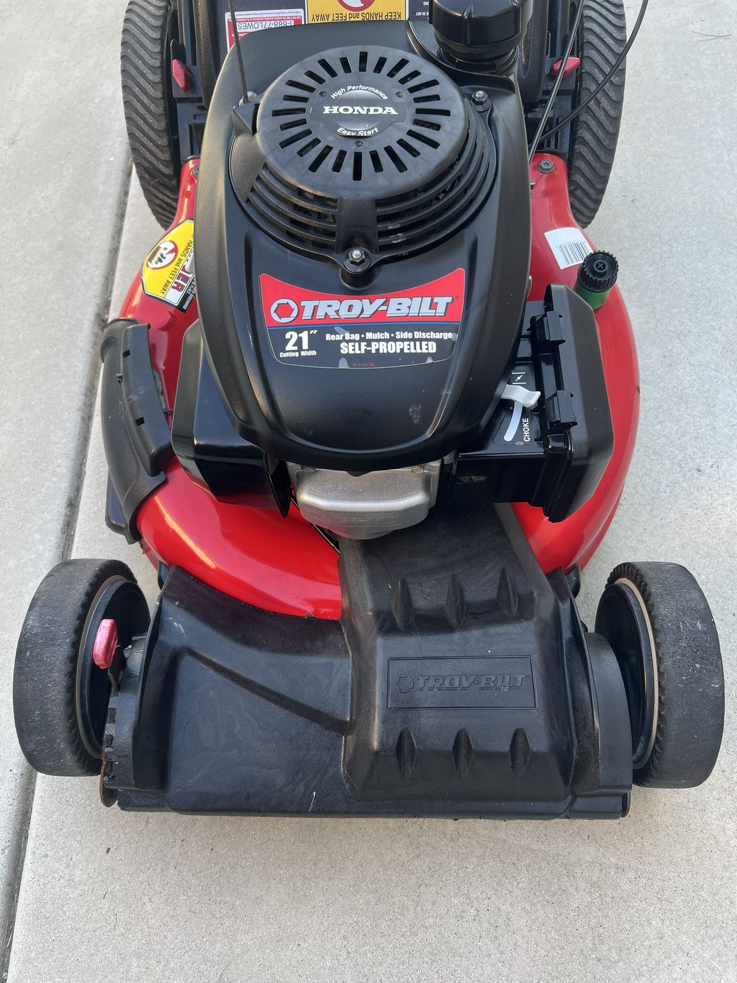 Troybilt/Honda Self Propelled Lawnmower