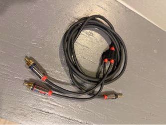 Monster Interlink 3.5mm to Dual RCA Audio Adapter Cable - Red and Black