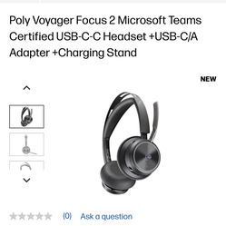 Computer Headphones Poly Voyager Focus 2