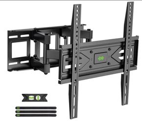 USX MOUNT Full Motion TV Wall Mount for Most 32-70 inch TVs up to 99 lbs, Wall Mount Bracket with Dual Articulating Arms, Swivel, Tilt, Max VESA 400x4