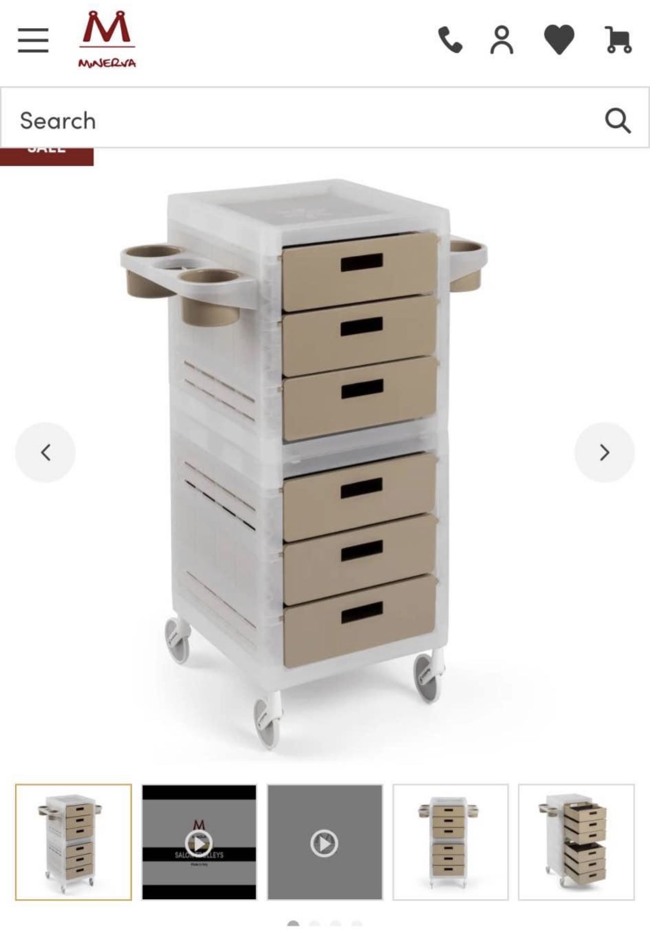 Minerva Storage Trolley