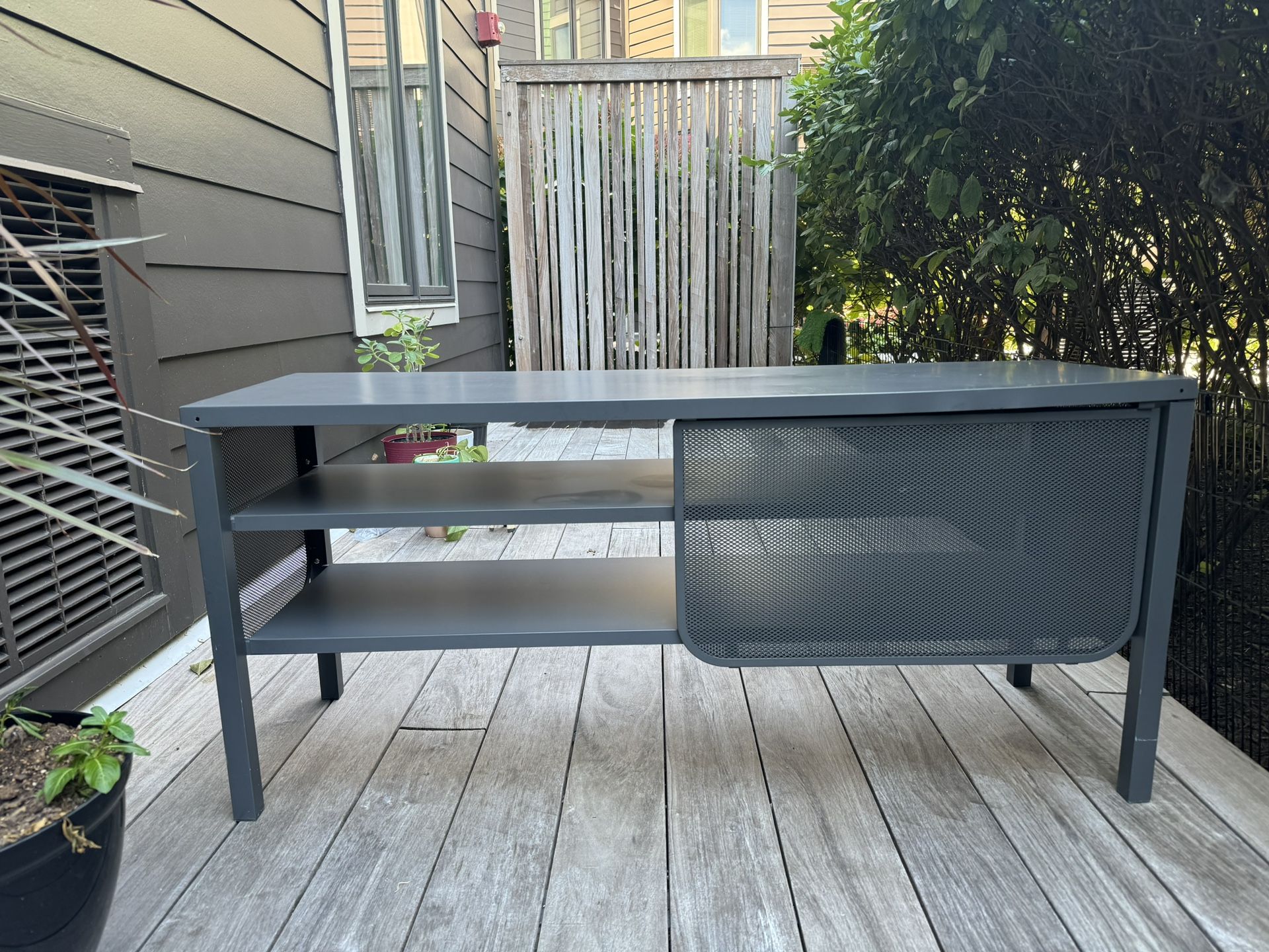 IKEA Nittorp Tv stand In Dark Grey for Sale in North Bethesda, MD