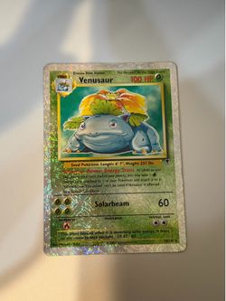2002 POKEMON LEGENDARY COLLECTION 18 VENUSAUR-REVERSE FOIL RAW