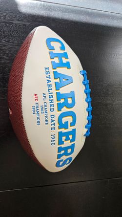 San Diego Chargers Commemorative Football