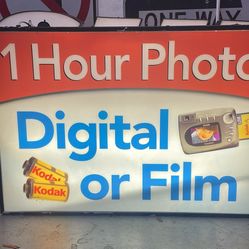 One Hour Photo Sign