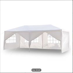 10'x20' Canopy Party Tent, Events, Wedding, Etc - Removable Sidewalls Waterproof Canopy Patio Wedding Gazebo - New!!!