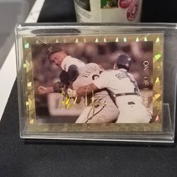 Nolan Ryan beating-up Robin Ventura Card RARE