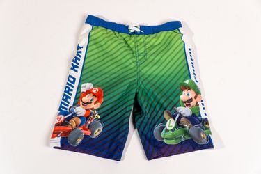 Mario Kart Swim Shorts Size Boys Large