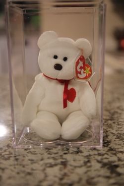 Ty Valentino beanie baby several errors