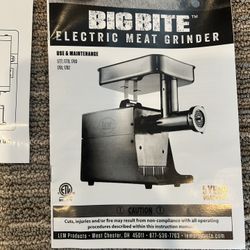 Meat Grinder BigBite #22 1HP