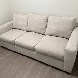 Room & Board 88” Queen Sleeper Sofa - Cream  