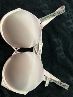 Victoria Secret Logo Shine Strap Push Up Bra 38C