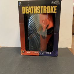 DC Comics Deathstroke Mask And Comic.