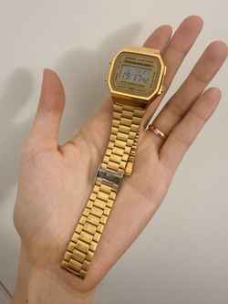 Casio A168 Gold Vintage Digital Watch