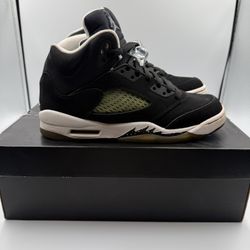 Air Jordan 5 Oreo / Black Metallic – Size 6.5Y
