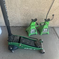 Low Profile Jack + Jack Stands 