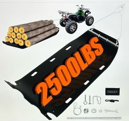 Yard Drag Sled with Pull Cables