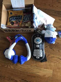 Dog toys and treats gift