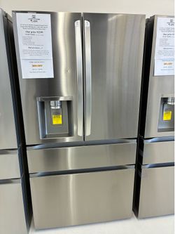 FOR ONE WEEK ONLY BIG DEAL on a 29 Cu. Ft. SMART Standard Depth French Door Stainless Steel Refrigerator