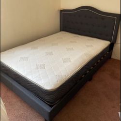 Full Size Bed Frame With Mattress