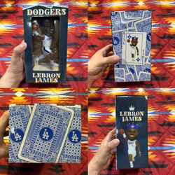 LeBron James Los Angeles Dodgers Bobblehead 8/19/23 SGA LA Lakers / 76ers