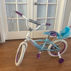 Frozen Bike girls 16 “ with adjustable seat 