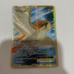 Pidgeot EX Pokémon Card