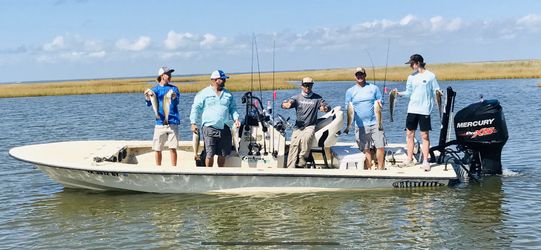 Guided fishing trips on the bay