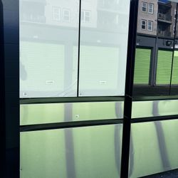 Samsung  Bespoke 23 cu. ft. Counter Depth 4-Door French Door Smart Refrigerator in White Glass with Beverage Center