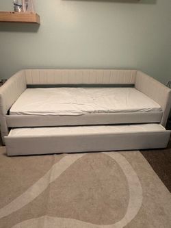 Twin size day bed mattress included