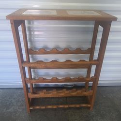 Hand Crafted Decorative Wine Rack 