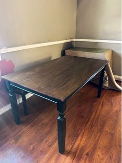 Dark Walnut Dining Table