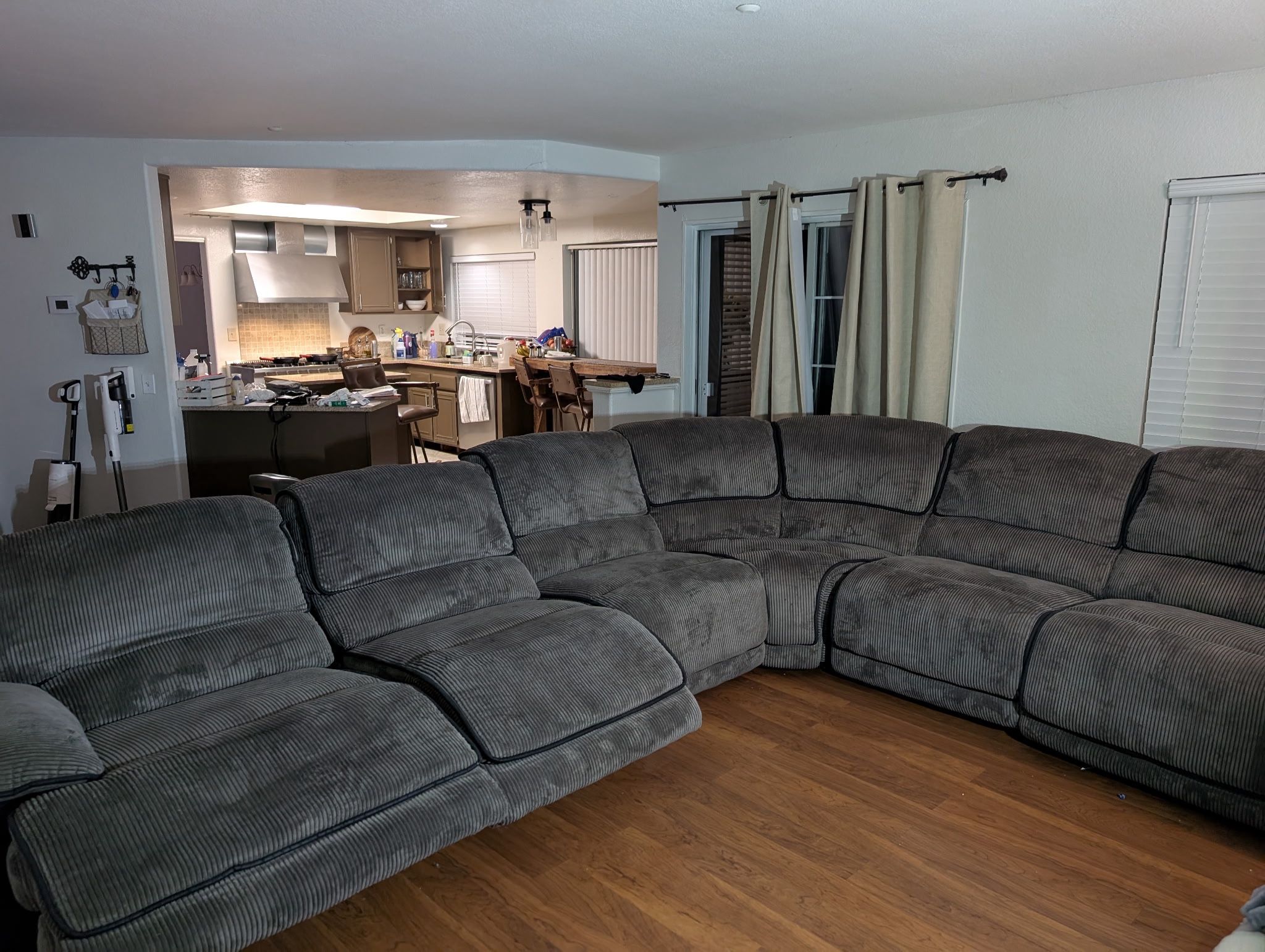 Large Sectional With 2 Recliners