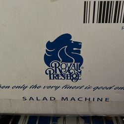 Royal Prestige Salad Machine