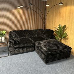 3pc Modular Corduroy Sectional 🚛 Free Delivery 