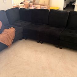 Black sofa